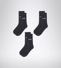Diadora Crew socks 3 pack " Black "