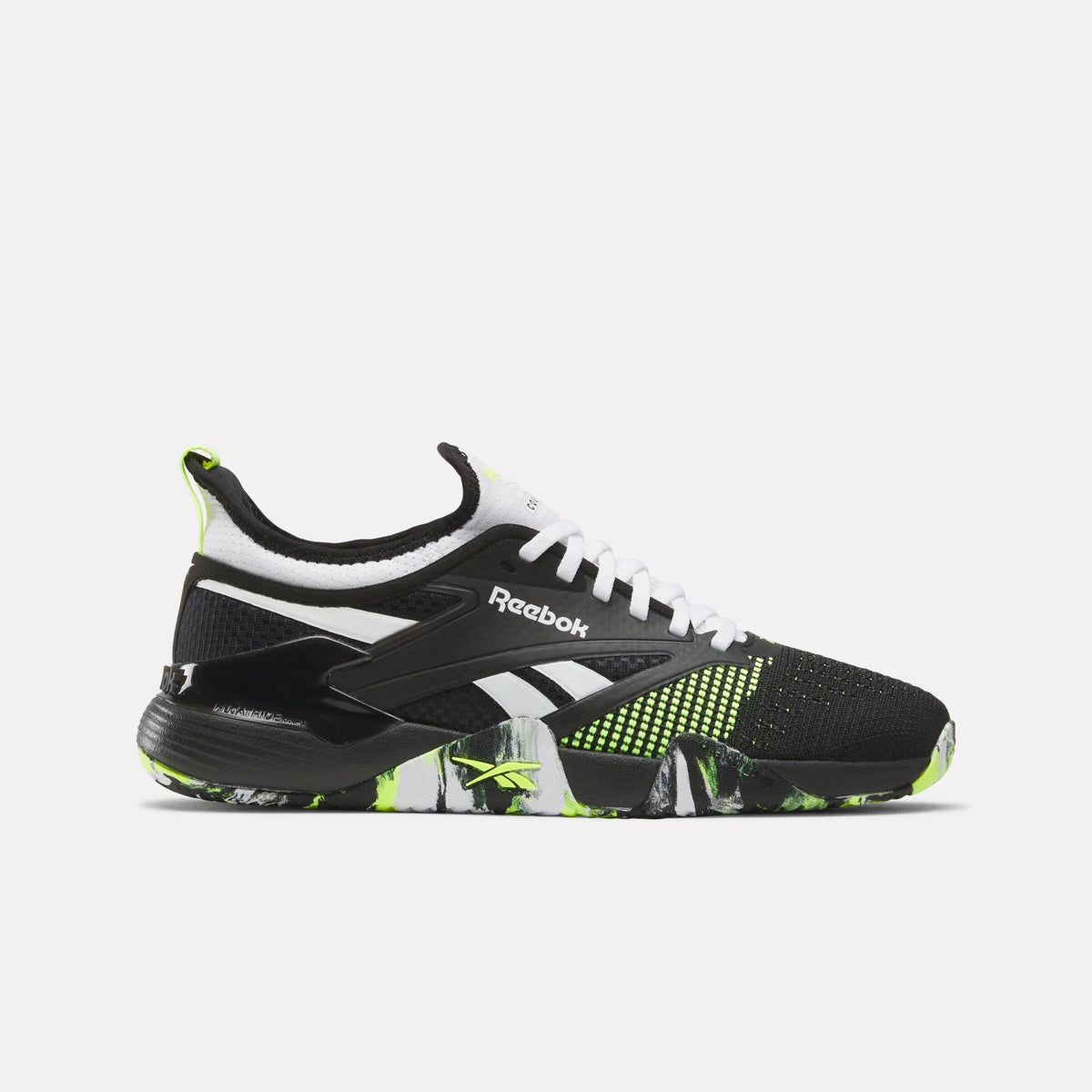 Reebok Nano Unisex Court Shoes Black/White/Green