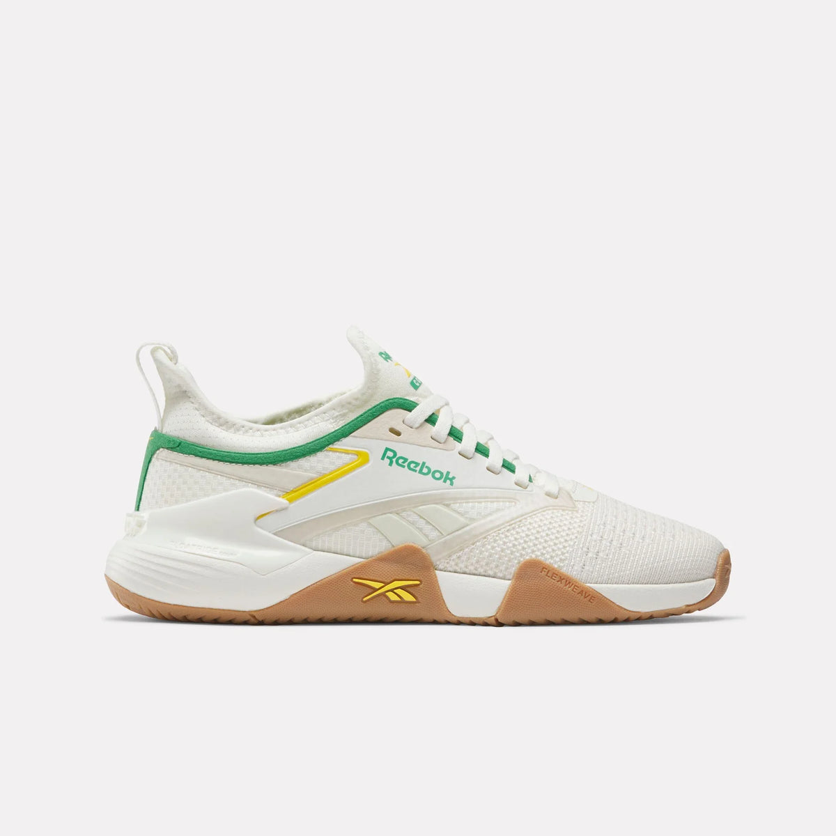 Reebok Nano Women's Court Shoes White/Green/Yellow